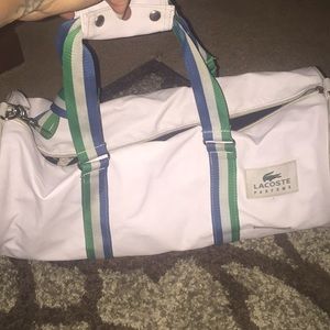 Vintage Lacoste tote